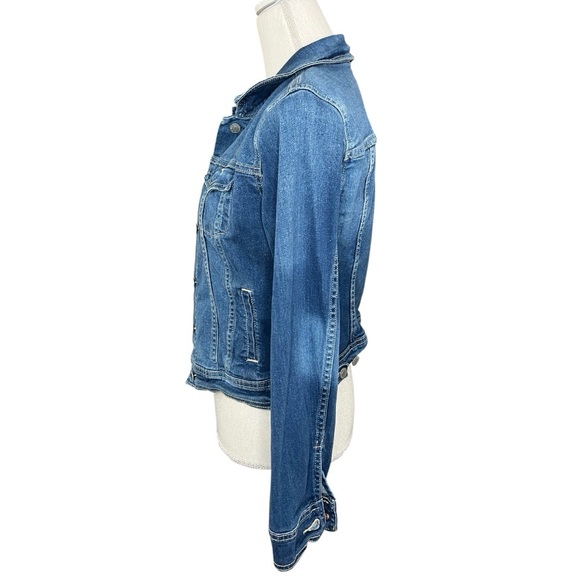 Old Navy Blue Jean Jacket causal everyday Medium Wash neutral Normcore - Picture 3 of 6